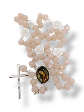 Cargar imagen en el visor de la galería, Rosario Cristales Y Rosas Virgen De Guadalupe
