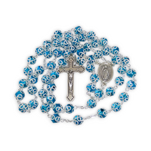 Cargar imagen en el visor de la galería, Rosario vidrio con capuchón
