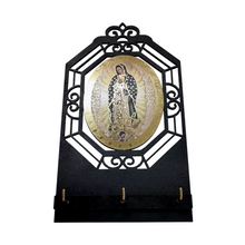 Cargar imagen en el visor de la galería, Porta Llaves Virgen De Guadalupe Madera
