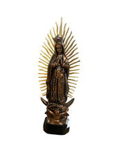 Cargar imagen en el visor de la galería, Virgen de Guadalupe Bronce
