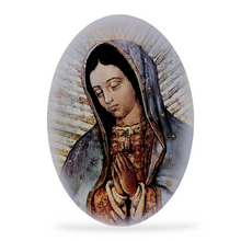Cargar imagen en el visor de la galería, Retablo Italiano Ovalado Virgen De Guadalupe Busto
