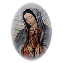 Cargar imagen en el visor de la galería, Retablo Italiano Ovalado Virgen De Guadalupe Busto
