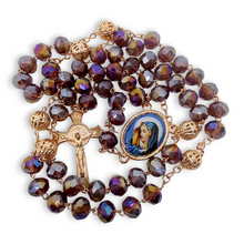 Cargar imagen en el visor de la galería, Rosario De Cristal 7 Dolores Medalla De Maria

