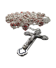 Cargar imagen en el visor de la galería, Rosario vidrio con capuchón
