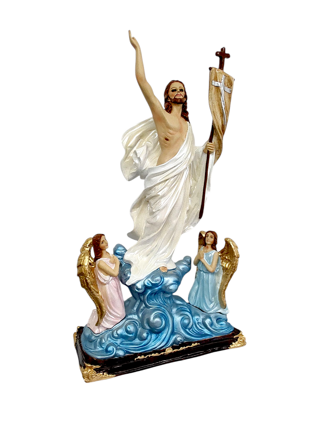 Jesús Resurreccion Con Angeles Custodios