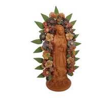 Cargar imagen en el visor de la galería, Virgen de Guadalupe artesanal mediana
