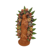 Cargar imagen en el visor de la galería, Virgen de Guadalupe artesanal mediana
