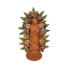 Cargar imagen en el visor de la galería, Virgen de Guadalupe artesanal mediana
