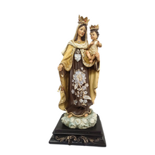 Cargar imagen en el visor de la galería, Virgen Del Carmen Decorado Artesanal  Con Pedreria

