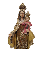 Cargar imagen en el visor de la galería, Virgen Del Carmen Decorada A Mano
