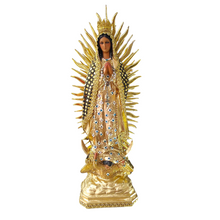 Cargar imagen en el visor de la galería, VIRGEN DE GUADALUPE DECORADO ARTESANAL
