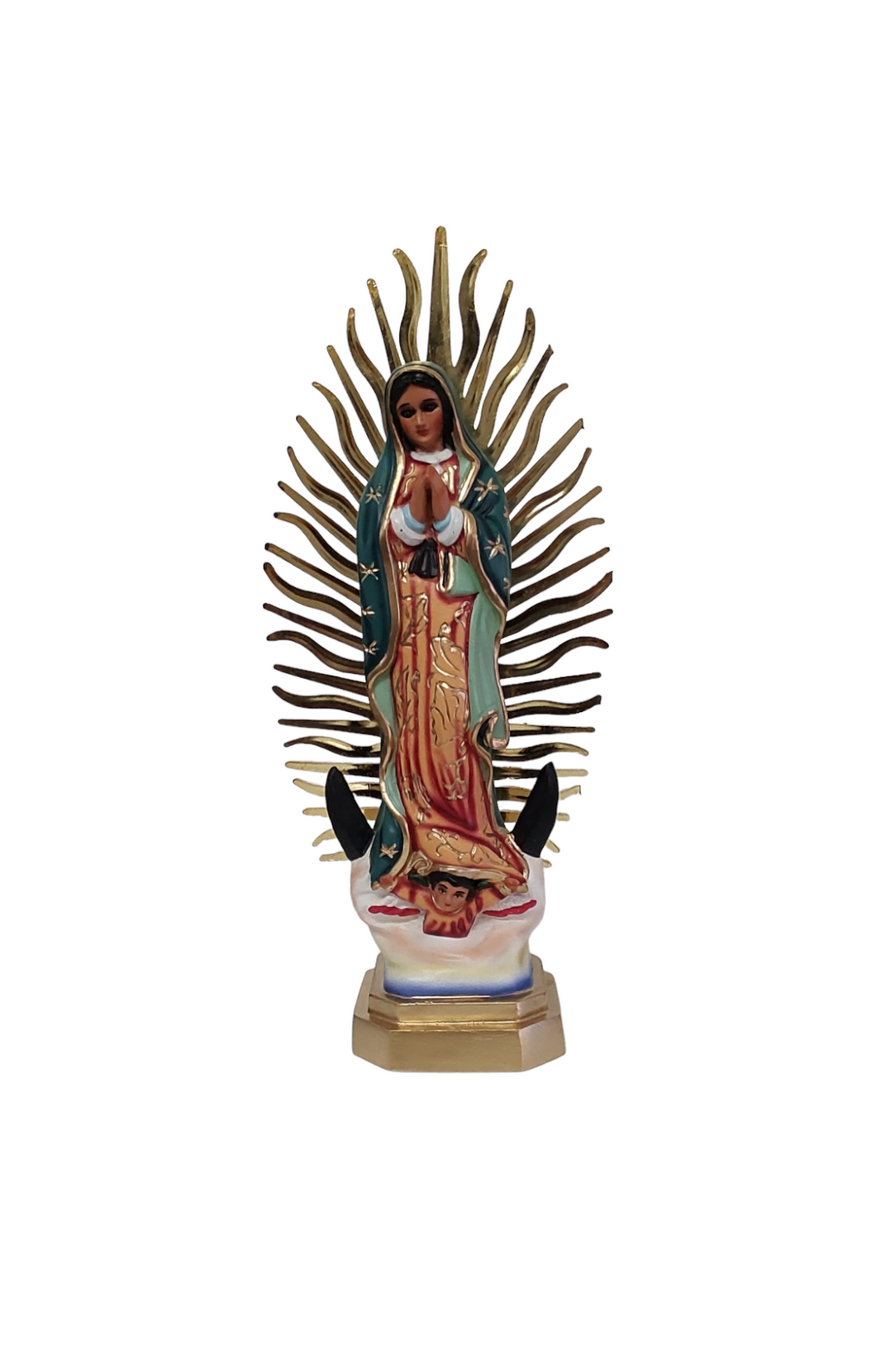 VIRGEN DE GUADALUPE RESINA / 20 CM