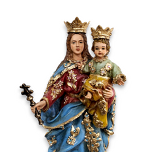 Cargar imagen en el visor de la galería, Virgen Maria Auxiliadora Decorada Con Pedreria
