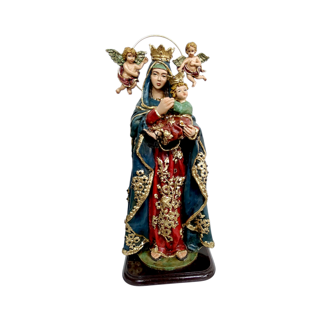 Virgen Del Perpetuo Socorro Decorada Artesanalmente