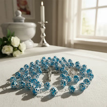 Cargar imagen en el visor de la galería, Rosario vidrio con capuchón
