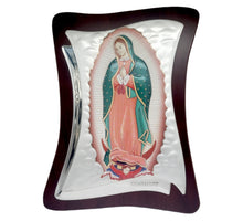 Cargar imagen en el visor de la galería, Retablo Plata Virgen De Guadalupe Color
