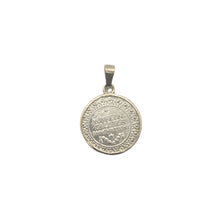 Cargar imagen en el visor de la galería, Medalla plata troquel Antiguo bisel | Oro 14 K
