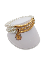 Cargar imagen en el visor de la galería, Pulsera 3 hilos | Chapa
