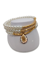 Cargar imagen en el visor de la galería, Pulsera 3 hilos | Chapa
