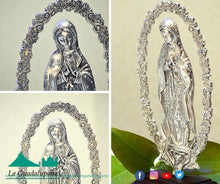 Cargar imagen en el visor de la galería, VIRGEN DE GUADALUPE OVAL  CON BASE
