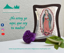 Cargar imagen en el visor de la galería, Retablo Plata Virgen De Guadalupe Color
