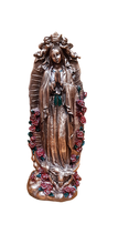 Cargar imagen en el visor de la galería, Virgen de Guadalupe con rosas
