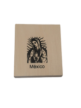 Cargar imagen en el visor de la galería, Cajita de Madera con recuerdo de la Virgen de Guadalupe
