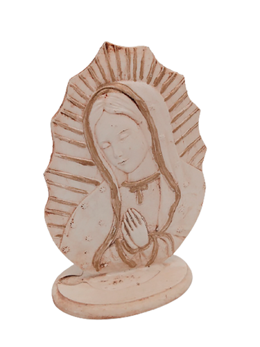 Virgen de Guadalupe | Con base resina