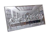 Cargar imagen en el visor de la galería, Última Cena | Retablo plata | Grande
