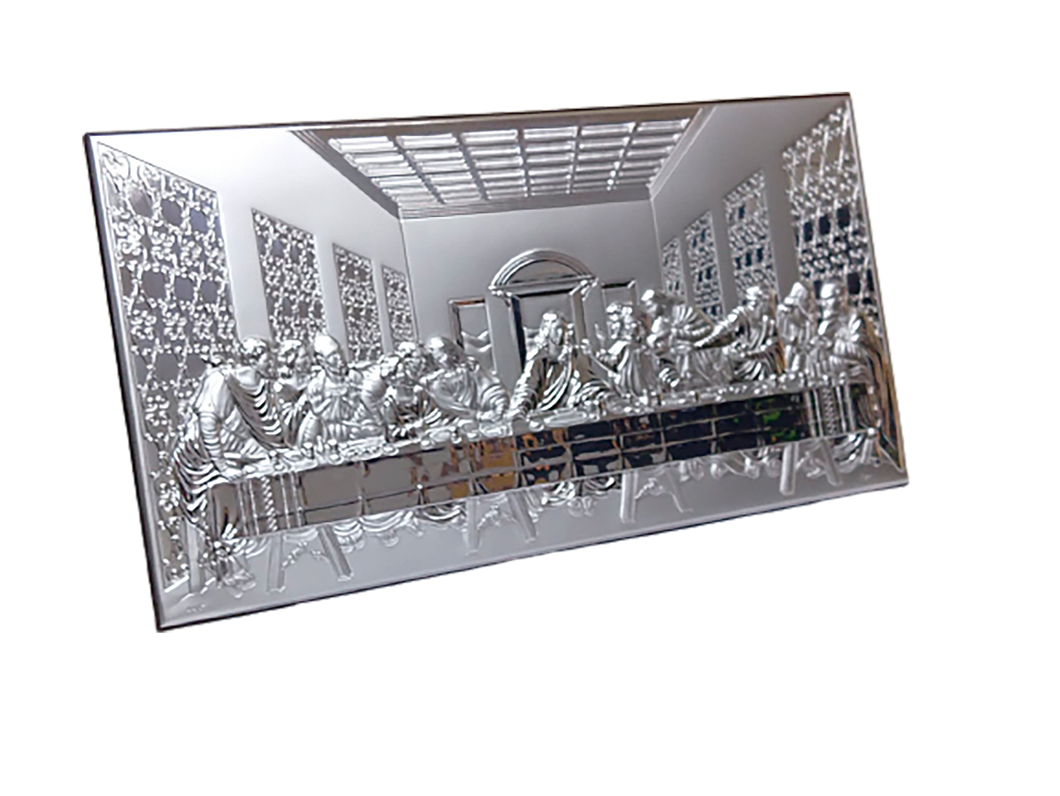 Última Cena | Retablo plata | Grande