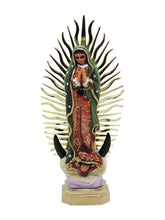 Cargar imagen en el visor de la galería, VIRGEN DE GUADALUPE RESINA / 20 CM
