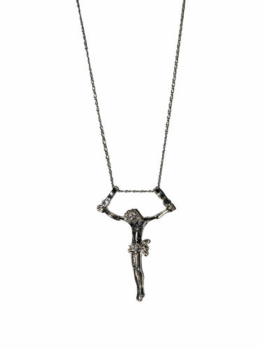 Cristo Olímpico con cadena plata